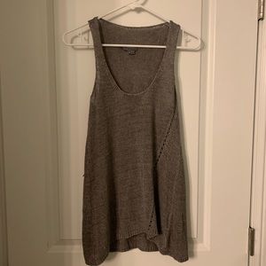 Vince Grey Linen Sweater, S